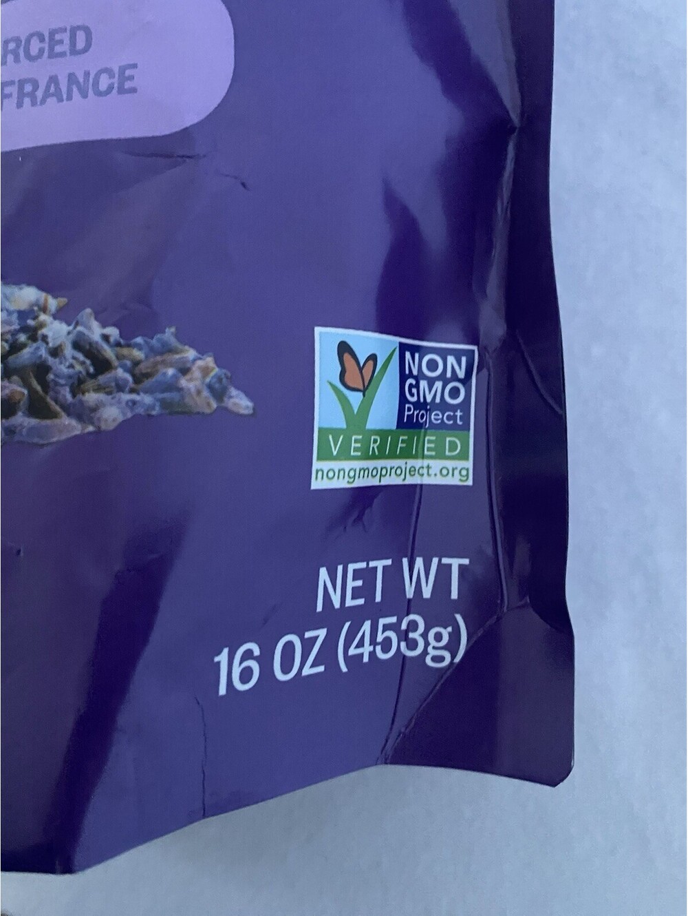 New Bag Of Lavender French Flower Buds Organic Dried 16oz From Great Origins - Picture 5 of 6